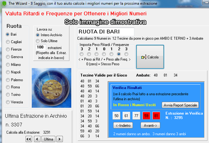 pronostici statistici per ambo